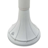 vidaXL Paalverlichting tuin E27 120 cm aluminium wit