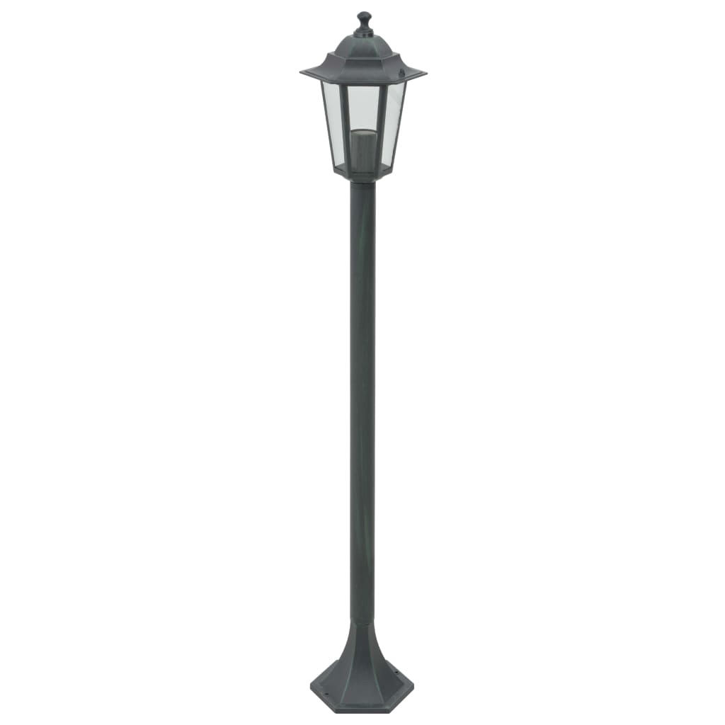 vidaXL Paalverlichting voor tuin E27 110 cm aluminium brons 6 st