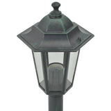 vidaXL Paalverlichting voor tuin E27 110 cm aluminium brons 6 st
