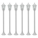 vidaXL Paalverlichting voor tuin E27 110 cm aluminium brons 6 st