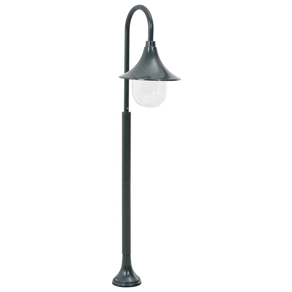 vidaXL Paalverlichting tuin E27 120 cm aluminium wit