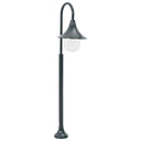 vidaXL Paalverlichting tuin E27 120 cm aluminium wit