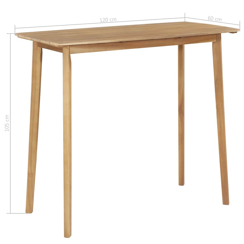 vidaXL 5-delige Tuinset massief acaciahout
