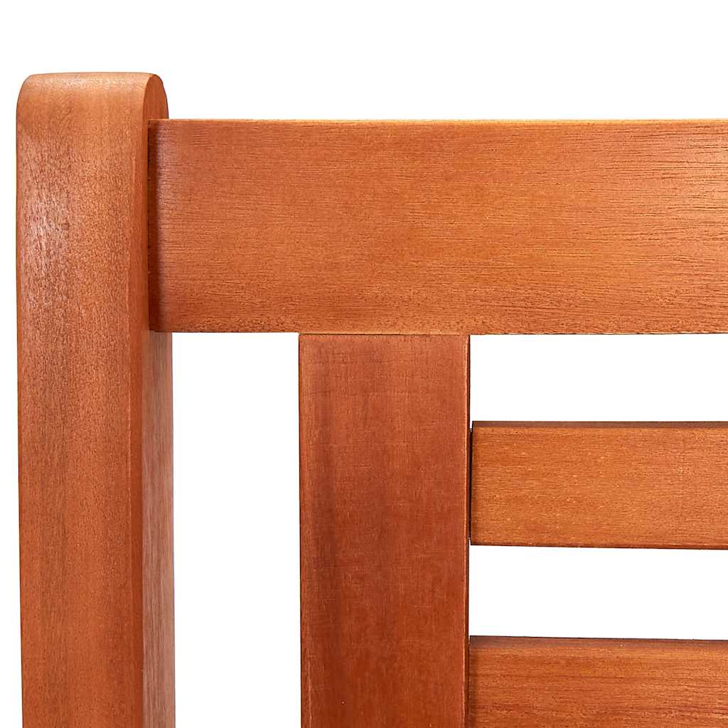 vidaXL Two-Seater Garden Bench 120 cm Solid Eucalyptus Wood