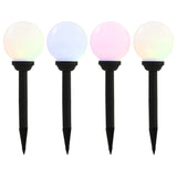 vidaXL Solar lights 8 pcs LED round 15 cm RGB