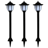 vidaXL Solar lights 6 pcs LED black
