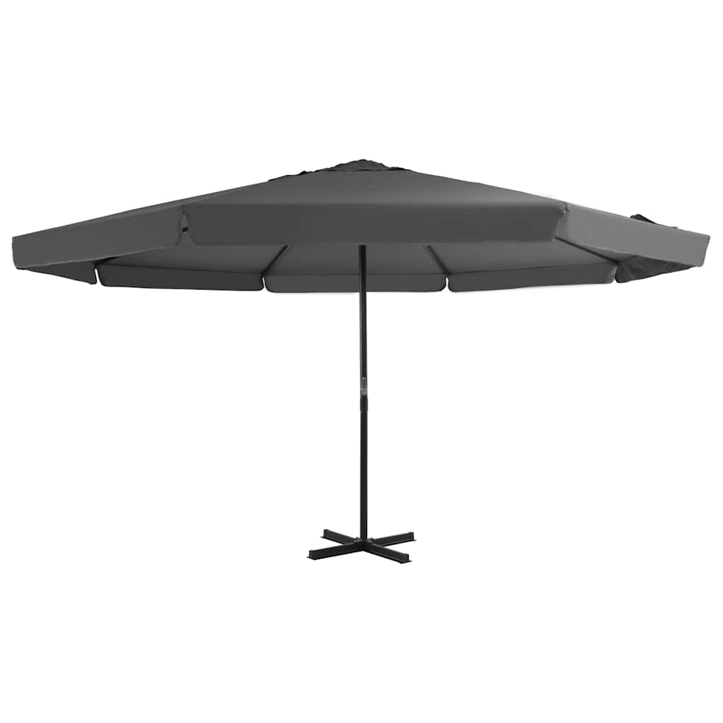 vidaXL Parasol Samos 500 cm aluminium wit