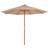 vidaXL Parasol 258 cm groen