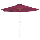 vidaXL Parasol 258 cm groen