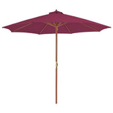 vidaXL Parasol 258 cm groen