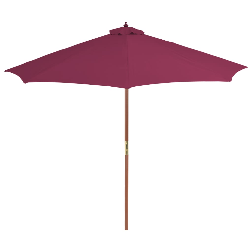 vidaXL Parasol 258 cm groen