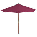 vidaXL Parasol 258 cm groen