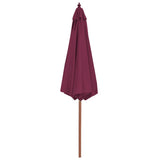 vidaXL Parasol 258 cm groen