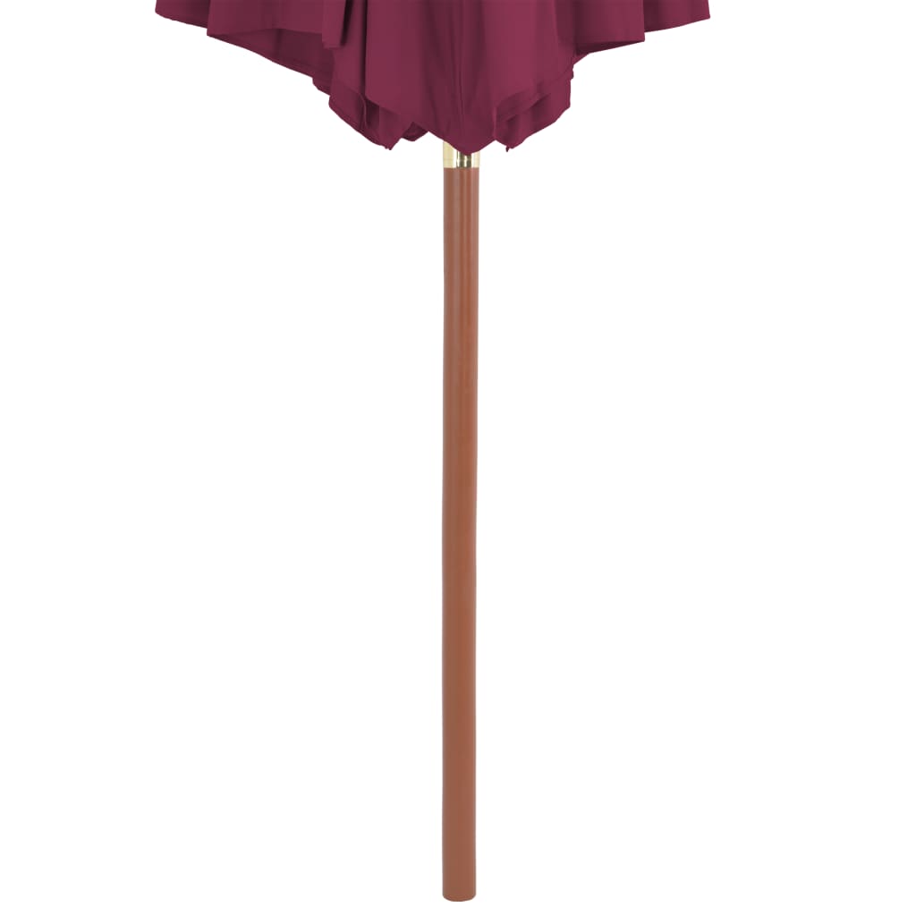 vidaXL Parasol 258 cm groen