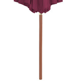 vidaXL Parasol 258 cm groen
