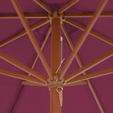 vidaXL Parasol 258 cm groen