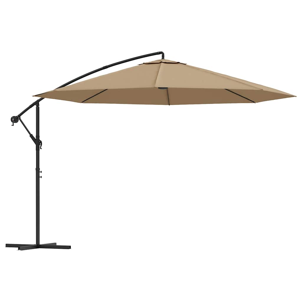 vidaXL Cantilever Parasol 3.5 m Green