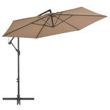 vidaXL Zweefparasol met aluminium paal 300 cm bordeauxrood