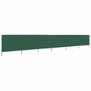 vidaXL Windscreen 3-panel 400x120 cm fabric green