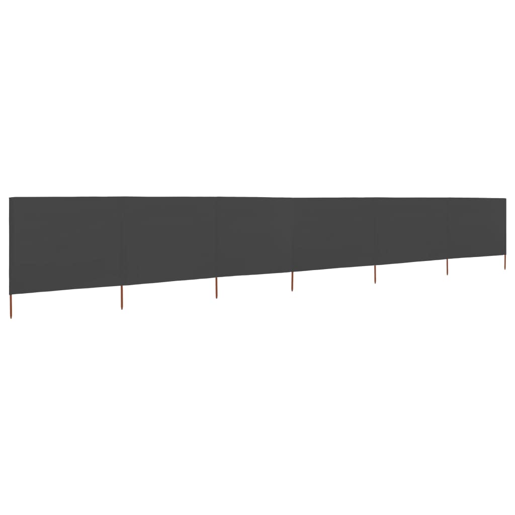 vidaXL Windscreen 3-panel 400x120 cm fabric green