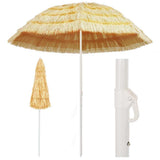 vidaXL Strandparasol Hawaï stijl 180 cm naturel