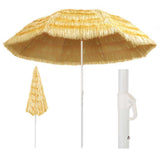 vidaXL Strandparasol Hawaï stijl 180 cm naturel