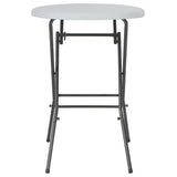 vidaXL Bartafel inklapbaar 80x110 cm HDPE wit