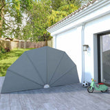 vidaXL Foldable Patio Screen 160 cm Grey
