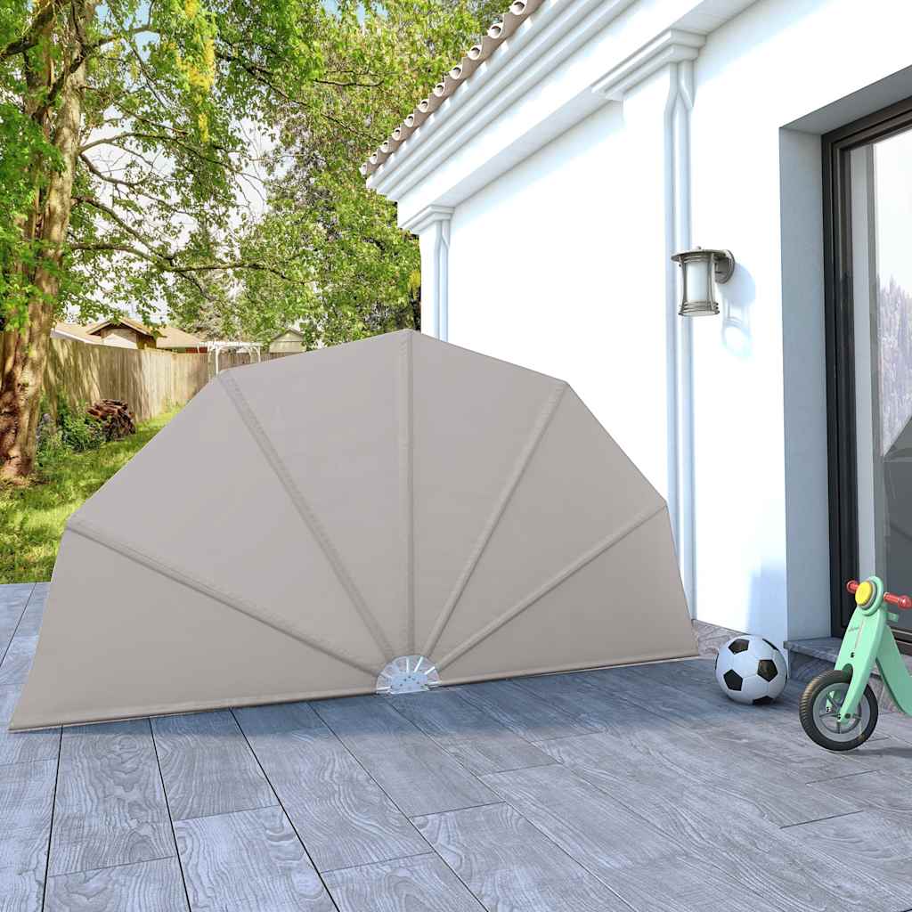 vidaXL Foldable Patio Screen 160 cm Grey