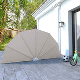 vidaXL Foldable Patio Screen 160 cm Grey