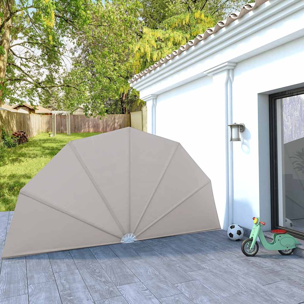 vidaXL Foldable Patio Screen 160 cm Grey