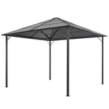 vidaXL Gazebo with Roof 3x3 m Aluminium Anthracite