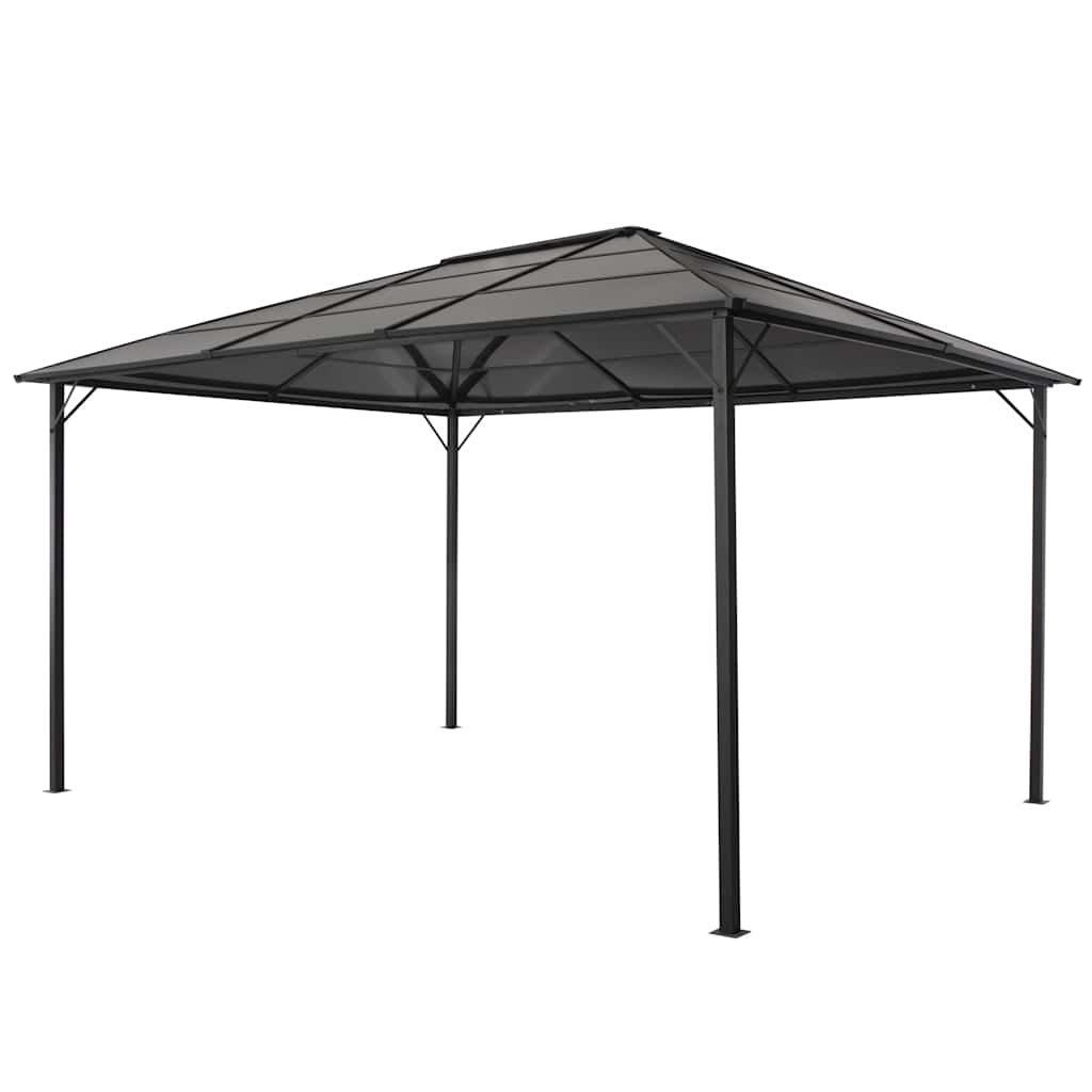 vidaXL Gazebo with Roof 3x3 m Aluminium Anthracite