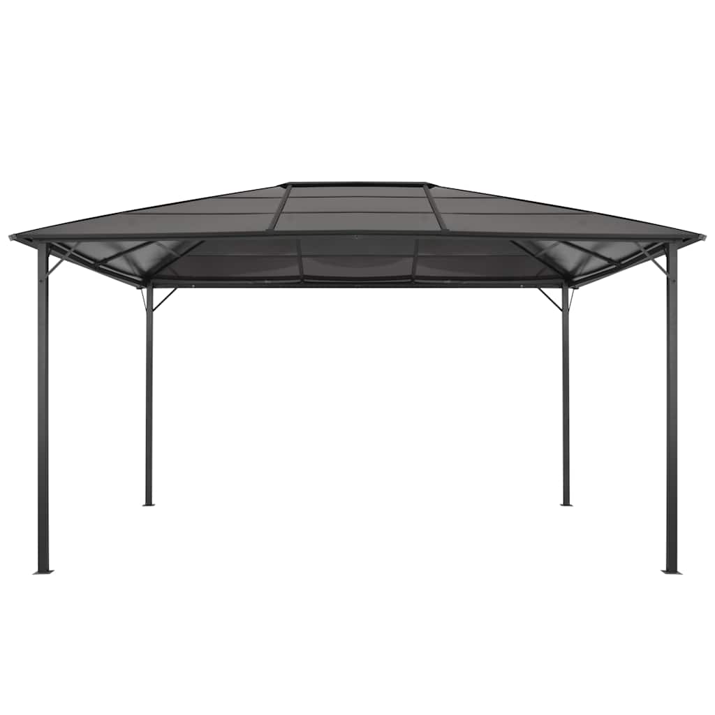vidaXL Gazebo with Roof 3x3 m Aluminium Anthracite