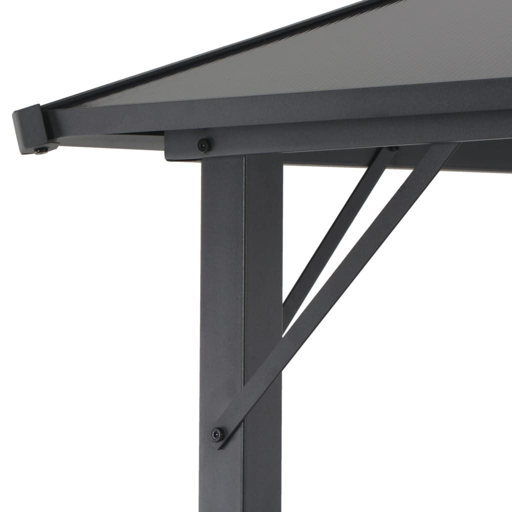 vidaXL Gazebo with Roof 3x3 m Aluminium Anthracite