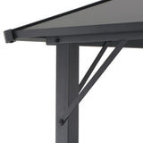 vidaXL Gazebo with Roof 3x3 m Aluminium Anthracite