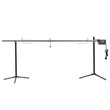vidaXL Automatische barbecue met motor 150x46,5x82,5 cm roestvrijstaal