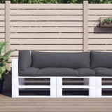 vidaXL Coussin de palette 58x58x10 cm acier noir