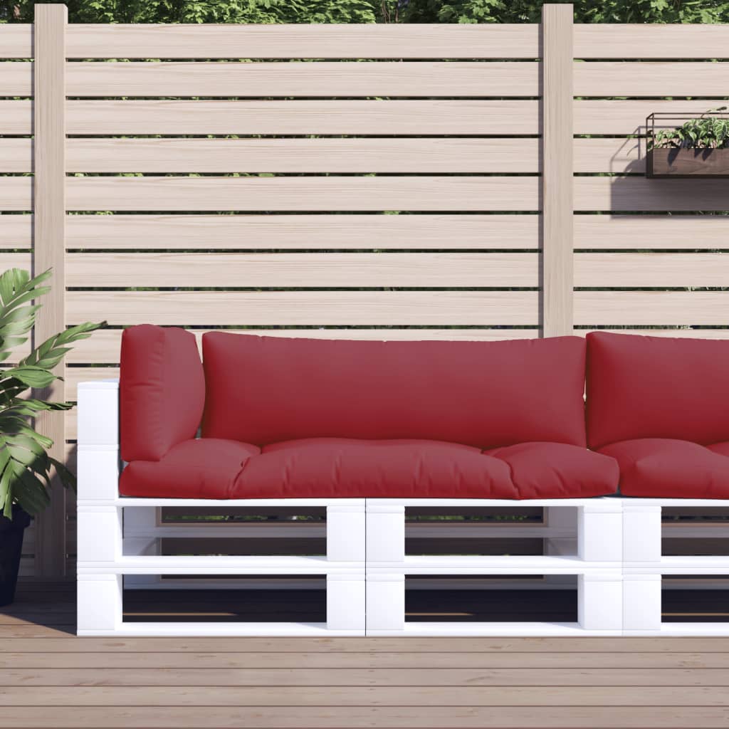 vidaXL Coussin de palette 58x58x10 cm acier noir