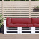 vidaXL Coussin de palette 58x58x10 cm acier noir