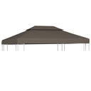 vidaXL Prieeldak 2-laags 4x3m 310 g/m² antracietkleurig