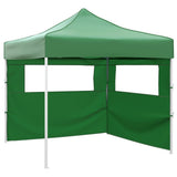 vidaXL Vouwtent met 2 wanden 291x291x315 cm crème