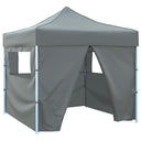 vidaXL Vouwtent met 4 zijwanden 3x3 m crème