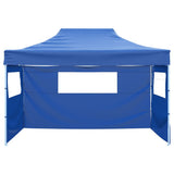 vidaXL Vouwtent met 3 wanden 3x4,5 m blauw