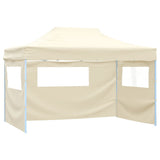 vidaXL Vouwtent met 3 wanden 3x4,5 m blauw