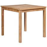 vidaXL Tuintafel 140x80x77 cm massief teakhout
