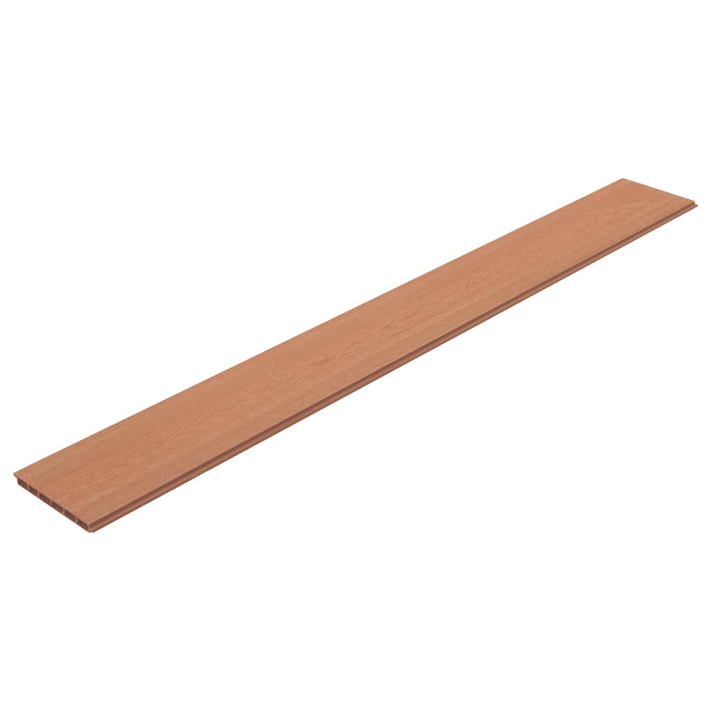 vidaXL Vervangende schuttingplanken 9 st 170 cm HKC bruin