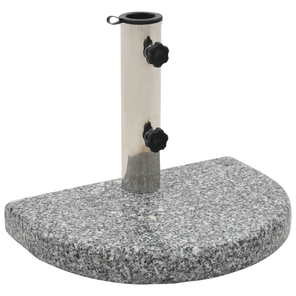 vidaXL Parasolvoet 40x28x4 cm graniet zwart