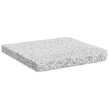 vidaXL Parasol Base Plate Square 25 kg Granite Black