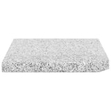 vidaXL Parasol Base Plate Square 25 kg Granite Black